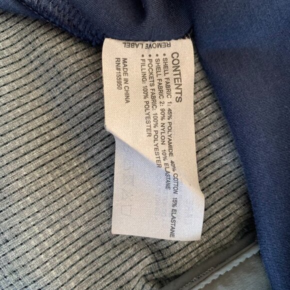 Greyson Yukon Hybrid Full Zip Midlayer Jacket Mens M Quilted Golf Blue Gray - Picture 9 of 12